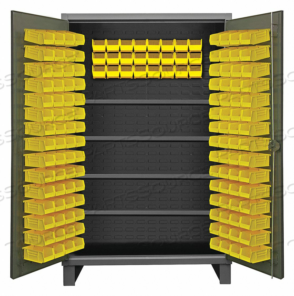 BIN CAB LOUVERED/SHELVING 78 H 48 W 24 D by Durham Manufacturing Company BIN CAB LOUVERED/SHELVING 78 H 48 W 24 D by Durham Manufacturing Company