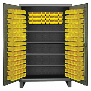 BIN CAB LOUVERED/SHELVING 78 H 48 W 24 D by Durham Manufacturing Company