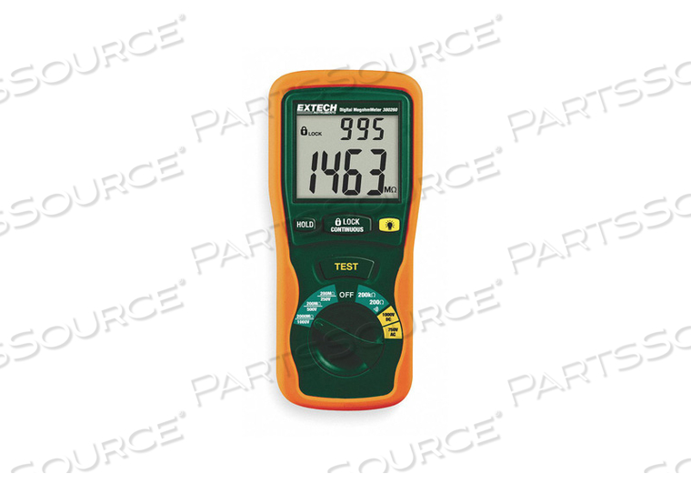 AUTORANGING DIGITAL MEGOHMMETER, 1000 AC VOLTAGE by Extech Instruments AUTORANGING DIGITAL MEGOHMMETER, 1000 AC VOLTAGE by Extech Instruments