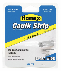 CAULK WHITE 1-5/8 X 11 FT SIZE by Homax