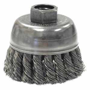 KNOT WIRE CUP BRUSH CARBON STL by Weiler