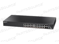 ECS2100-28P, SWITCH, SMART, 24 X 10/100/1000 (POE) + 4 X GIGABIT SFP, RACK-MOUNTABLE, POE (200 W) by Edge-Core