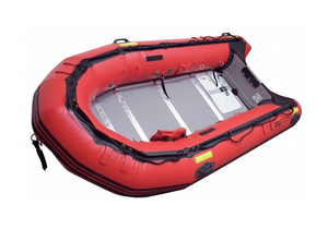 TRANSOM STYLE RESCUE BOAT RED 16 FT . by Fsi