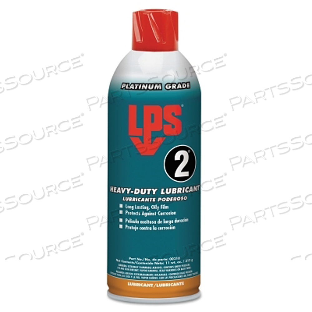 2 INDUSTRIAL-STRENGTH LUBRICANT, 11 OZ AEROSOL CAN by LPS