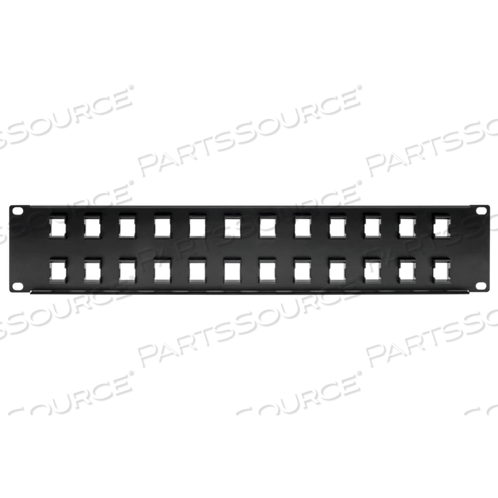 24-PORT KEYSTONE BLANK PATCH PANEL RJ45 USB HDMI CAT5/6 2URM by Tripp Lite