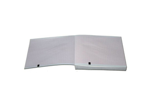 BURDICK™ CHART PAPER THERMAL Z-FOLD RED GRID 4.25 X 5.5IN SHEET FOR ELI® 150 SERIES ECG MACHINE by Mortara Instrument, Inc