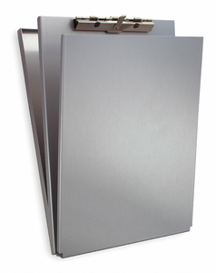 STORAGE CLIPBOARD MEMO SIZE METAL SILVER by Saunders