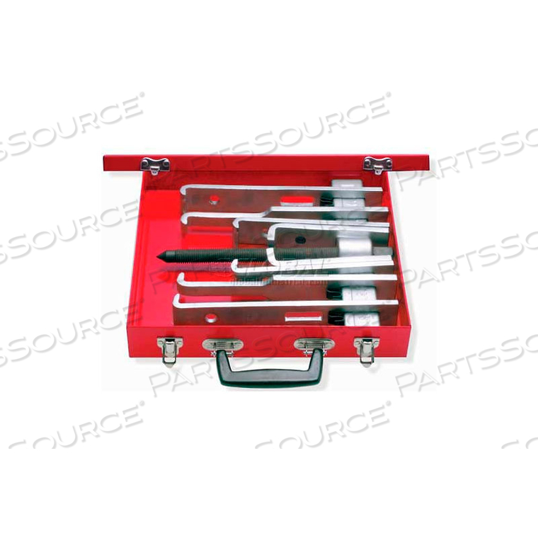 STRAIGHT JAW PULLER SET, 6 TON, 2-WAY 6 JAWS, 14 PIECES by Urrea Professional Tools STRAIGHT JAW PULLER SET, 6 TON, 2-WAY 6 JAWS, 14 PIECES by Urrea Professional Tools