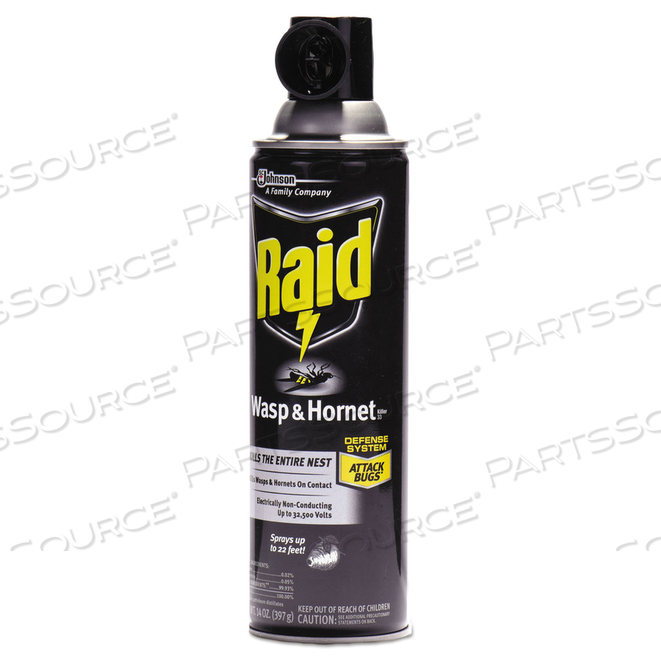 WASP AND HORNET KILLER, 14 OZ AEROSOL SPRAY 