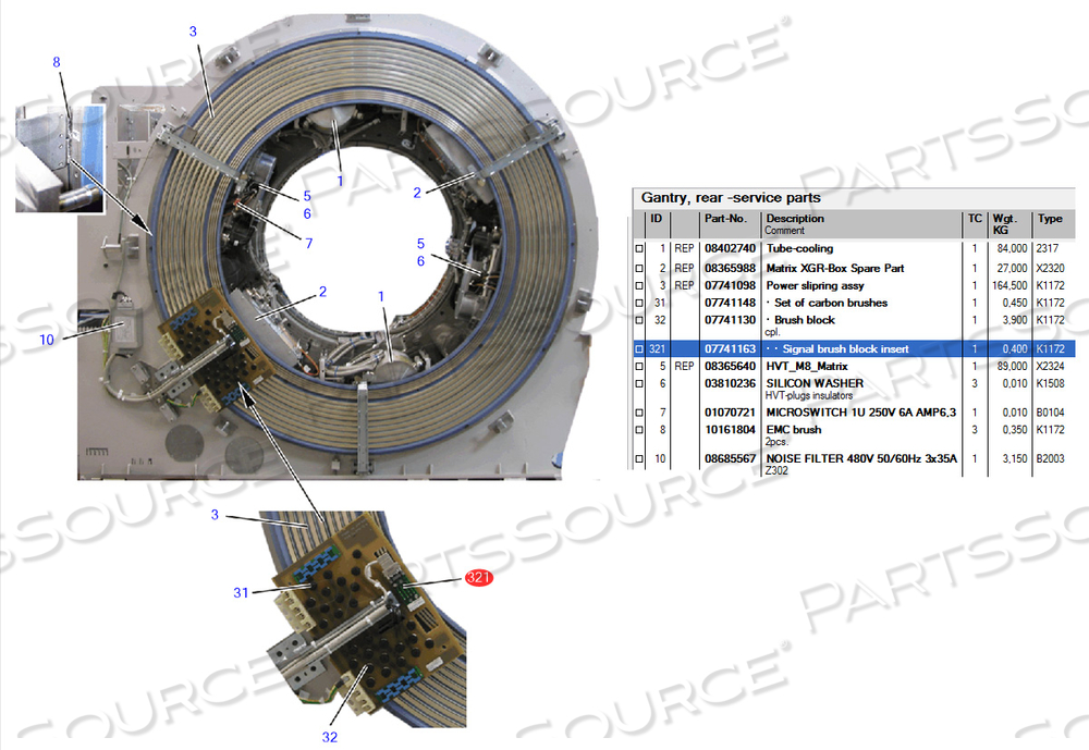 SIGNAL BRUSH BLOCK INSERT 