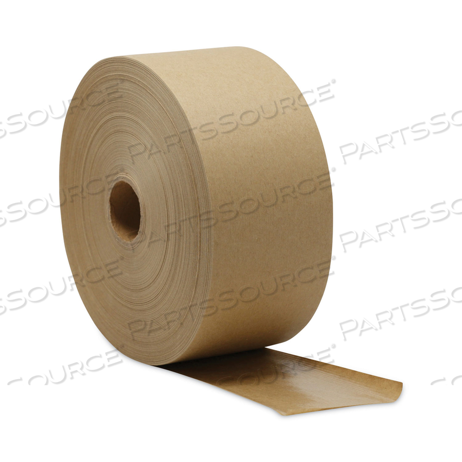 GUMMED KRAFT SEALING TAPE, 3" CORE, 3" X 600 FT, BROWN, 10/CARTON GUMMED KRAFT SEALING TAPE, 3" CORE, 3" X 600 FT, BROWN, 10/CARTON
