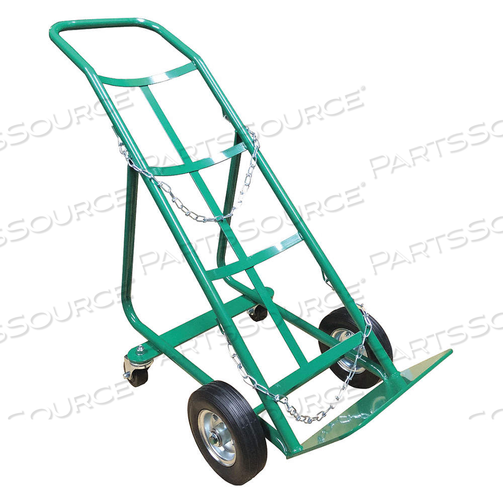 ERGONOMIC TILT-BACK CYLINDER HAND TRUCK, 1 CYLINDER CAPACITY, 800 LB LOAD CAPACITY, 7 IN X 14 IN by Approved Vendor ERGONOMIC TILT-BACK CYLINDER HAND TRUCK, 1 CYLINDER CAPACITY, 800 LB LOAD CAPACITY, 7 IN X 14 IN by Approved Vendor