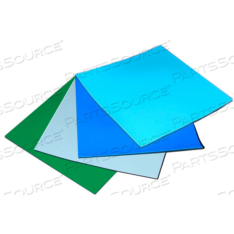 MT4500 SERIES ESD RUBBER MATTING, 0.80" THICK, 36"X60", BLUE by Transforming Technologies LLC