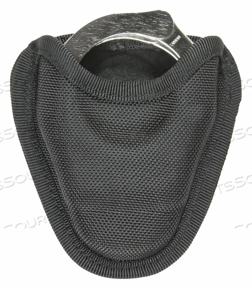 HANDCUFF POUCH NYLON BLACK by Heros Pride