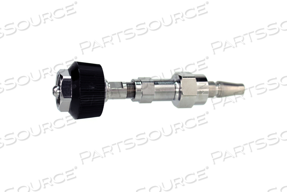 QUICK CONNECT ADAPTER, SWIVEL MALE X DISS FEMALE HAND TIGHT NUT, BLACK, NITROGEN by Bay Corporation