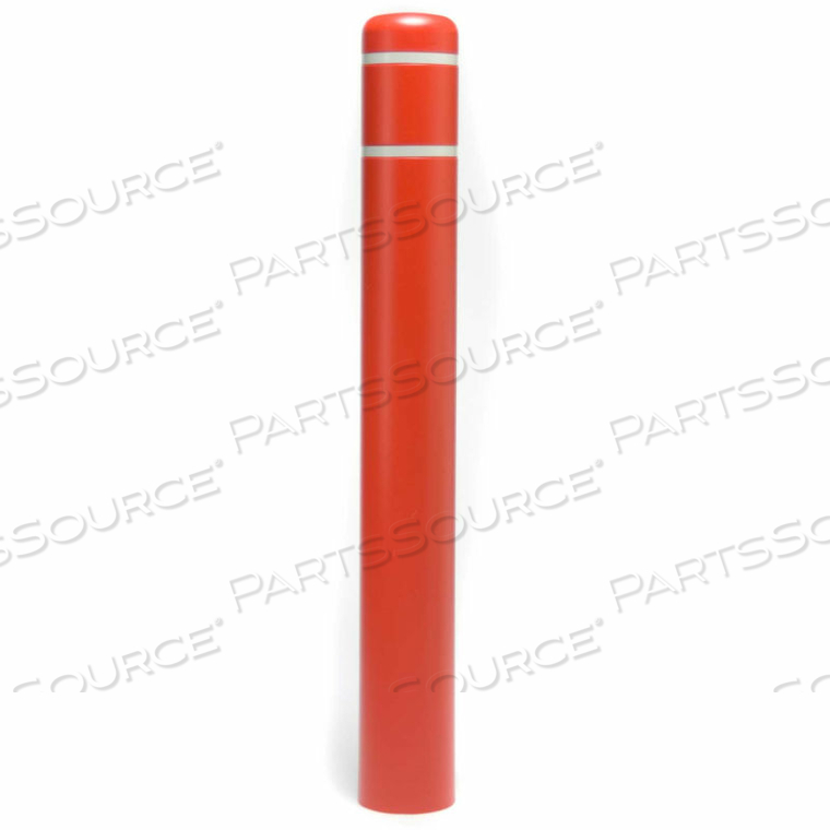 BOLLARD COVER, 7" DIA. X 52"H, RED WITHOUT TAPE by Post Guard BOLLARD COVER, 7" DIA. X 52"H, RED WITHOUT TAPE by Post Guard