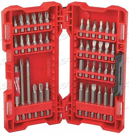 SCREWDRIVER BIT SET 42 PIECES 1/4 SHANK 