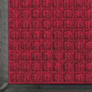 WATERHOG CLASSIC ENTRANCE MAT WAFFLE PATTERN 3/8" THICK 6 X 20' RED/BLACK by Andersen Company