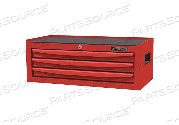 INTERMEDIATE CHEST 3 DRAWERS RED by Westward INTERMEDIATE CHEST 3 DRAWERS RED by Westward