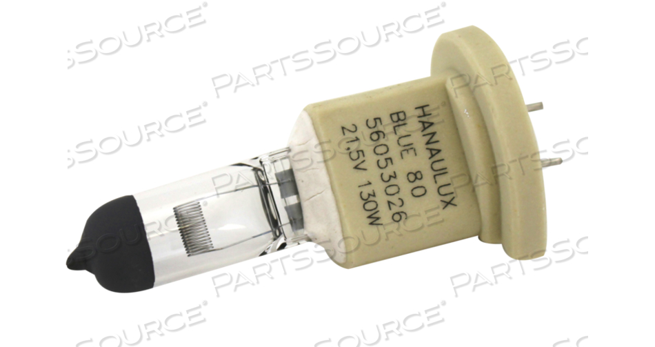 BULB, 130 W, 21.5 V, 6.05 A, 2-PIN(G6.35), T4, 4300 K, 3500, 1000 HR BULB, 130 W, 21.5 V, 6.05 A, 2-PIN(G6.35), T4, 4300 K, 3500, 1000 HR