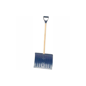 UNION TOOLS 18" ALUMINUM BLADE COMBO SNOW SHOVEL W/ WOOD D-GRIP HANDLE by Union Tools