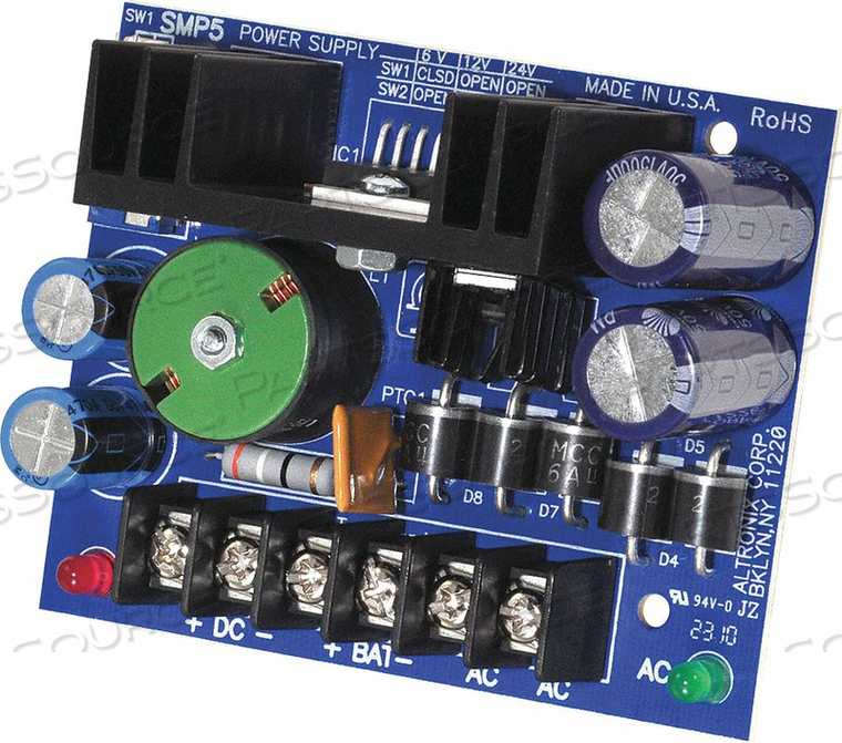 POWER SUPPLY 6/12/24VDC @ 4A by Altronix Corporation POWER SUPPLY 6/12/24VDC @ 4A by Altronix Corporation