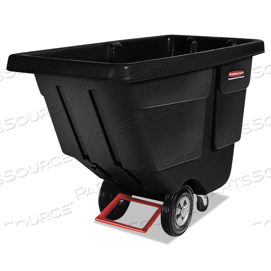 ROTOMOLDED TILT TRUCK, 202 GAL, 450 LB CAPACITY, PLASTIC, BLACK by Rubbermaid Medical Division ROTOMOLDED TILT TRUCK, 202 GAL, 450 LB CAPACITY, PLASTIC, BLACK by Rubbermaid Medical Division
