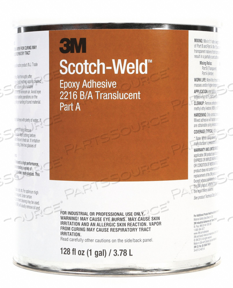 EPOXY ADHESIVE KIT 1 GAL GRAY PK2 by 3M Consumer EPOXY ADHESIVE KIT 1 GAL GRAY PK2 by 3M Consumer