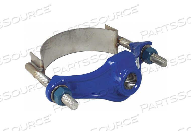 REPAIR CLAMP IRON 4 IN PIPE 1 1/4 IN OUT by Smith-Blair REPAIR CLAMP IRON 4 IN PIPE 1 1/4 IN OUT by Smith-Blair