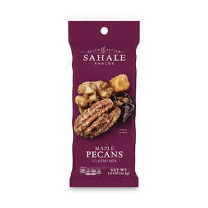 GLAZED MIXES, MAPLE CINNAMON PECAN WALNUT, 1.5 OZ POUCH, 18/CARTON by Sahale Snacks