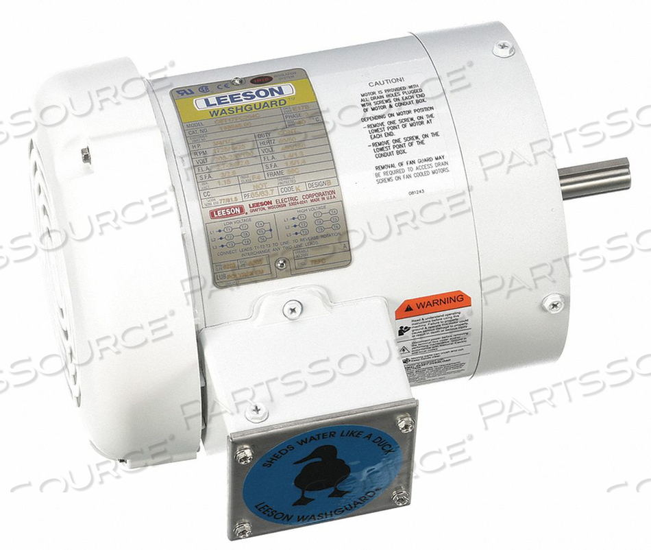 MOTOR 3/4 HP 1725 56C 208-230/460V by Leeson MOTOR 3/4 HP 1725 56C 208-230/460V by Leeson