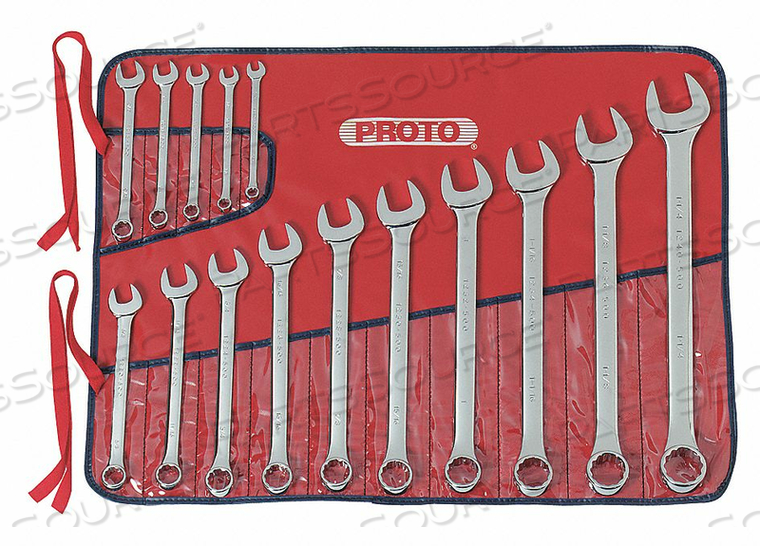 COMBINATION WRENCH SET SAE 15 PCS. by Proto