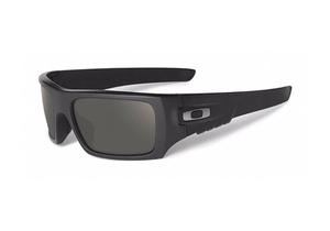 GLASSES GRY LENS BLK FRAME DET CORD by Oakley