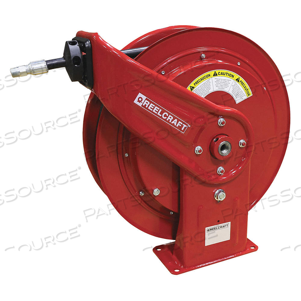 SPRING RETURN HOSE REEL 1/4 MNPT 100 FT by Reelcraft