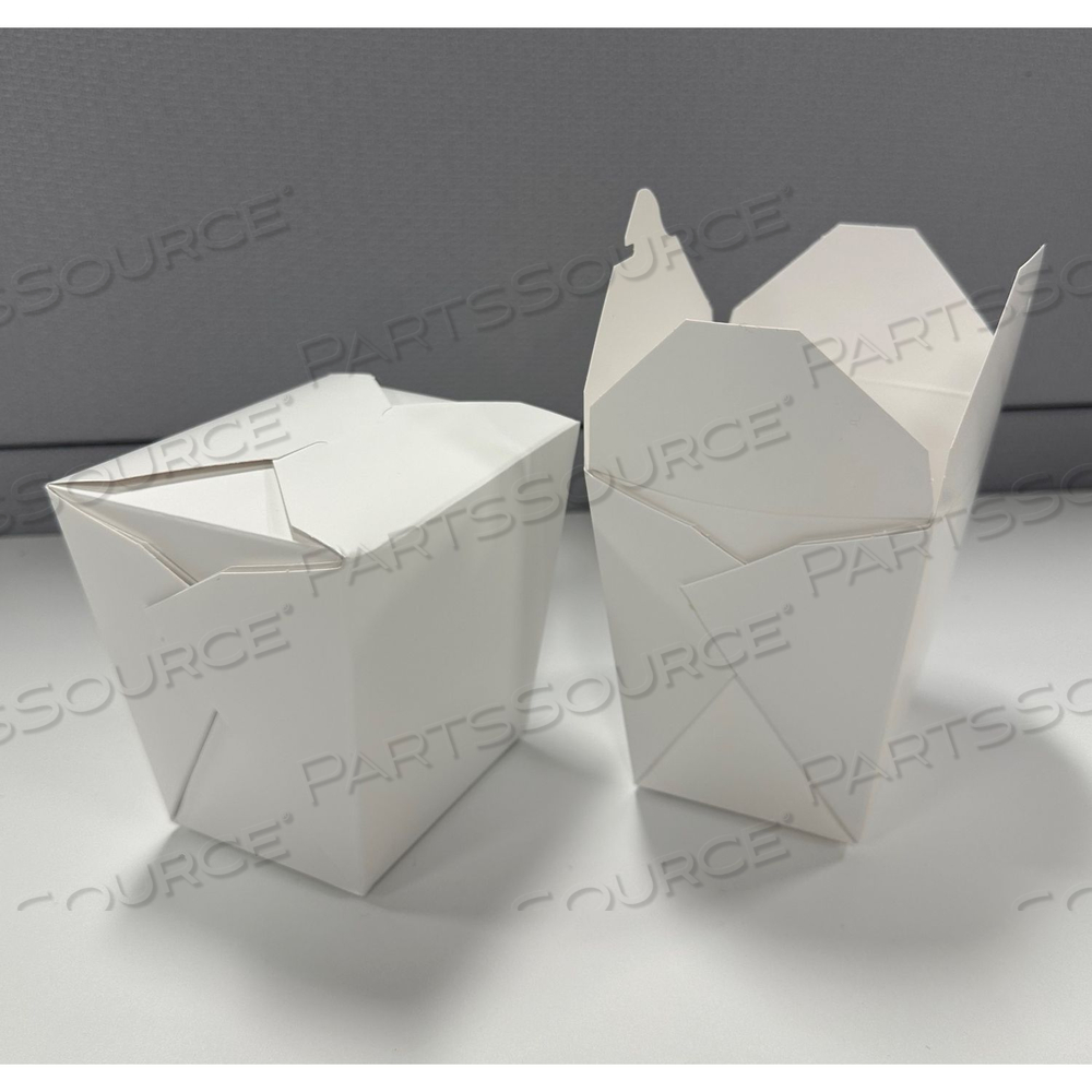 FOOD PAIL, 32 OZ, 4 X 3.69 X 4.55, WHITE, PAPER by Kari-Out FOOD PAIL, 32 OZ, 4 X 3.69 X 4.55, WHITE, PAPER by Kari-Out