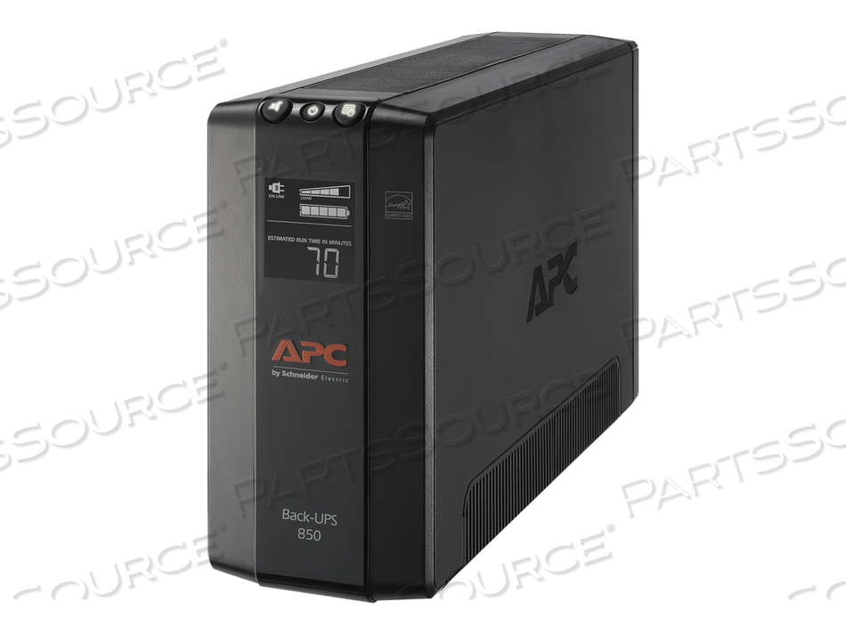 APC BATTERY BACK-UPS, 120 VAC INPUT, 510 W/850 VA OUTPUT, 60 HZ, BLACK by APC / American Power Conversion APC BATTERY BACK-UPS, 120 VAC INPUT, 510 W/850 VA OUTPUT, 60 HZ, BLACK by APC / American Power Conversion