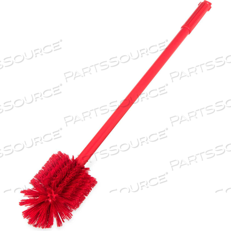 SPARTA 3-1/2" X 5" POLYESTER OVAL MULTI-PURPOSE VALVE & FITTING BRUSH, 30" L - RED, 