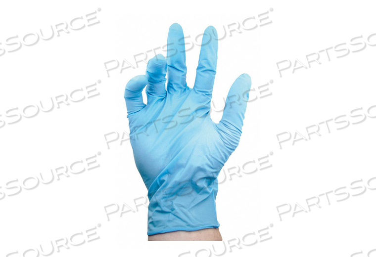 NITRILE GLOVES 5 MIL 9INX7IN MED PK100 by Botron Company Inc.