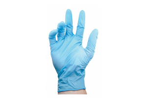 NITRILE GLOVES 5 MIL 9INX7IN MED PK100 by Botron Company Inc.