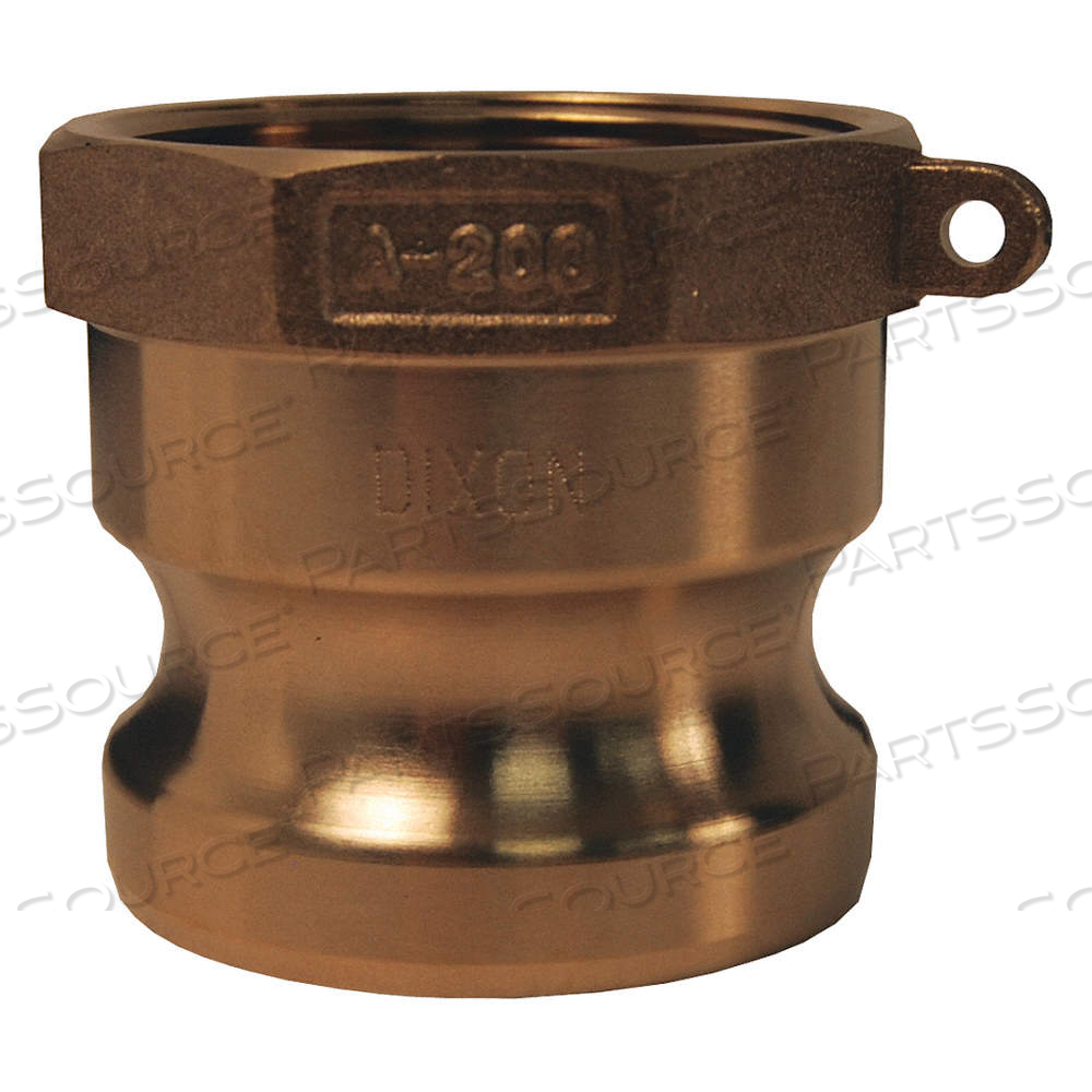 CAM AND GROOVE ADAPTER 3/4 BRASS by Dixon Valve and Coupling