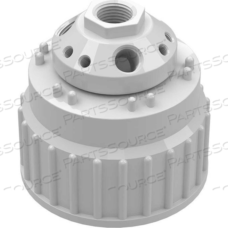 10-PORT CAP/FILLING CAP WITH PLUGS, FOR NALGENE CARBOYS WITH 83B CLOSURE by CP Lab Safety 10-PORT CAP/FILLING CAP WITH PLUGS, FOR NALGENE CARBOYS WITH 83B CLOSURE by CP Lab Safety