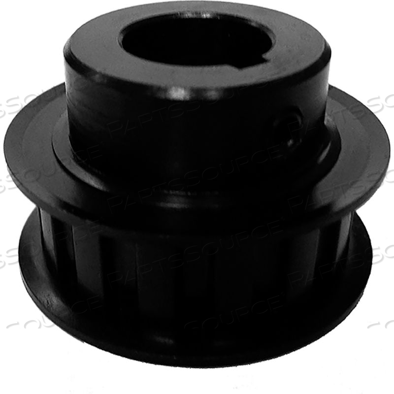 POWERHOUSE STEEL / BLACK OXIDE 15 TOOTH 1.79" PITCH FINISHED BORE PULLEY by B&B Manufacturing