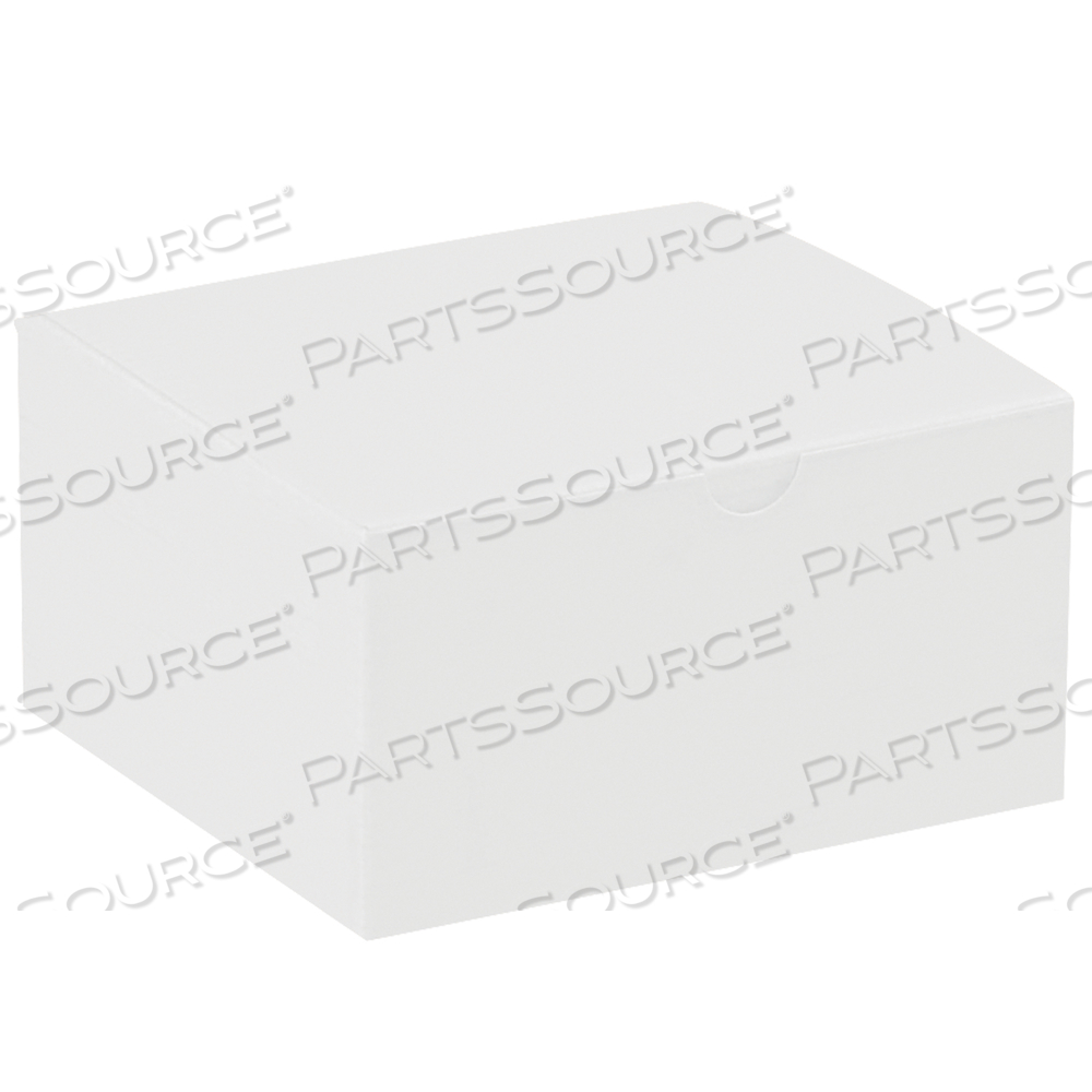 GIFT BOXES, 5" X 5" X 3", WHITE, 100/CASE by BOX Partners (Box Acquisitions, LLC)