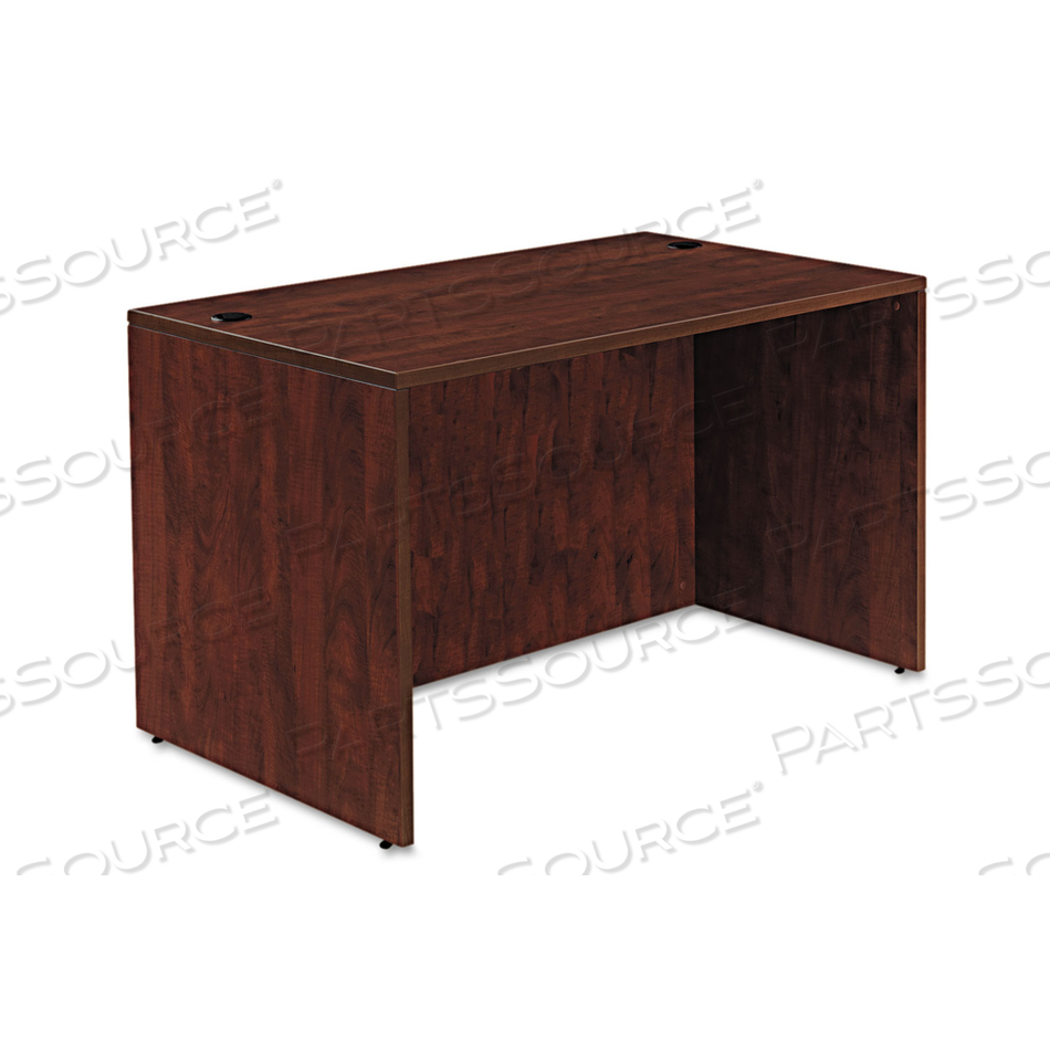 ALERA VALENCIA SERIES STRAIGHT FRONT DESK SHELL, 47.25" X 29.5" X 29.63", MAHOGANY by Alera