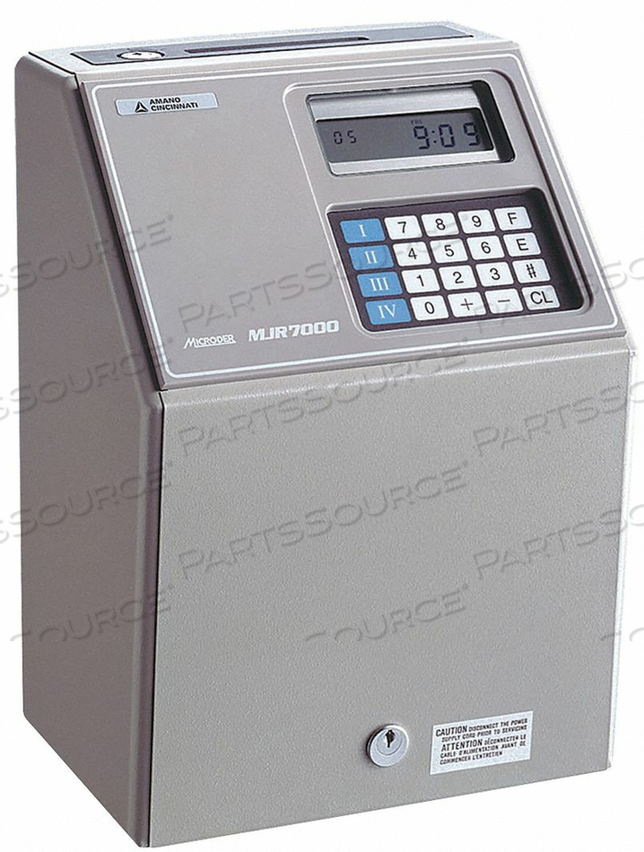 CALCULATING TIME CLOCK, GRAY by Amano CALCULATING TIME CLOCK, GRAY by Amano