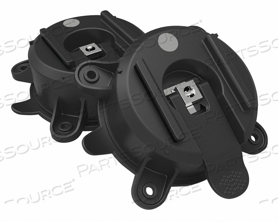 RETRCTBLE BELT BARRIER SUCTION CUP BLK by Banner Stakes