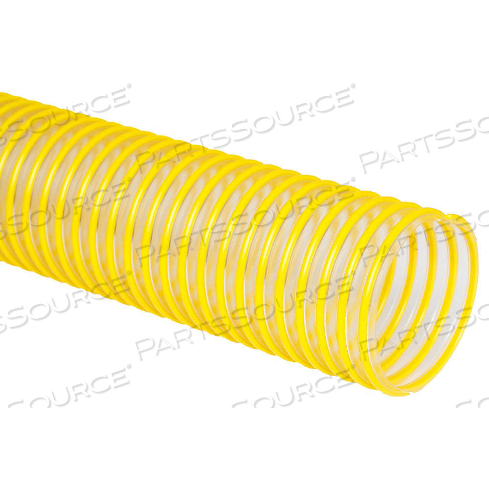 DUCTING HOSE 25 FT L CLEAR/YELLOW by Flexaust Co. Inc.