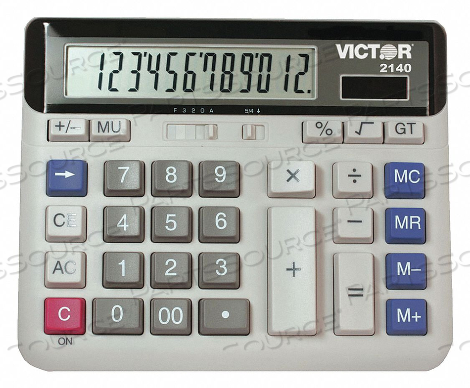 DESKTOP CALCULATOR BASIC 6IN.LX7-1/2IN.W by Victor Technology, LLC