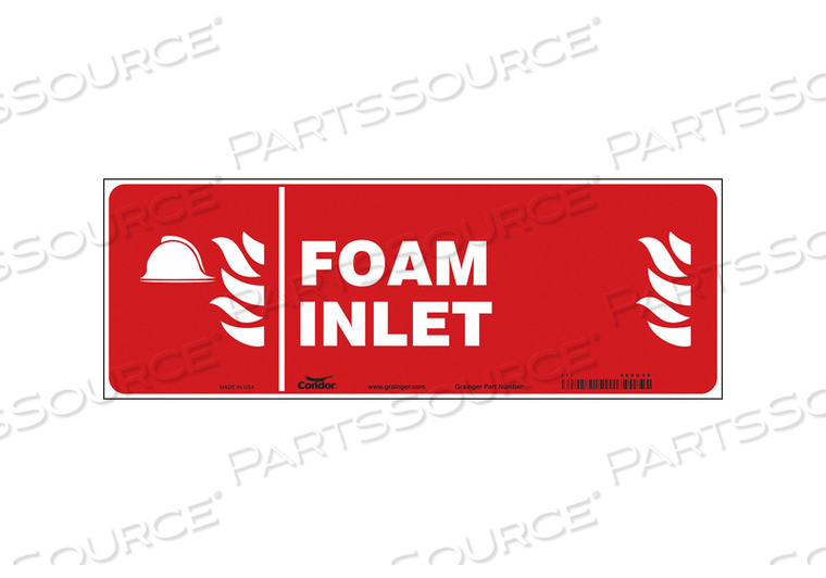SAFETY SIGN 14 W 5 H 0.010 THICKNESS 