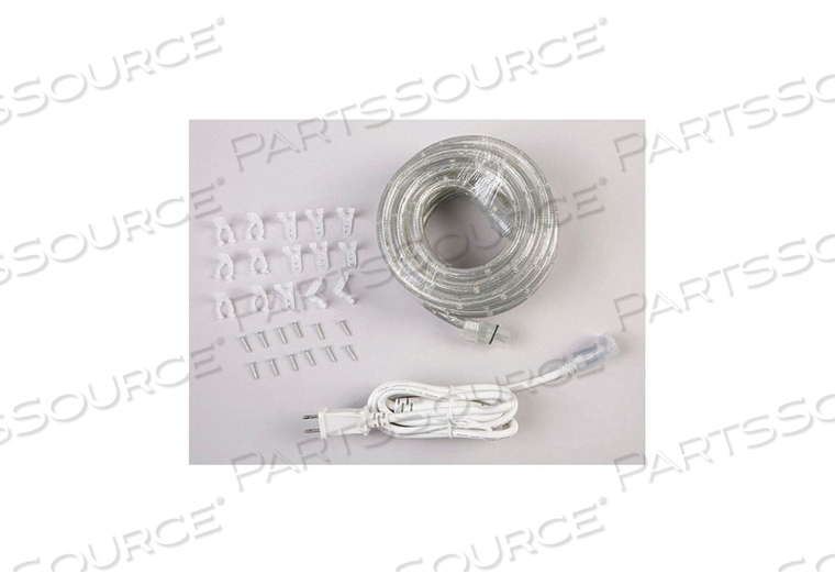 LED ROPE LIGHT, CASING COLOR CLEAR, LIGHT COLOR WARM WHITE, OVERALL LENGTH 18 FT, OVERALL HEIGHT 1/2 IN, WATTAGE 18 W, VOLTAGE 120 V AC, RAT by Lumapro Products
